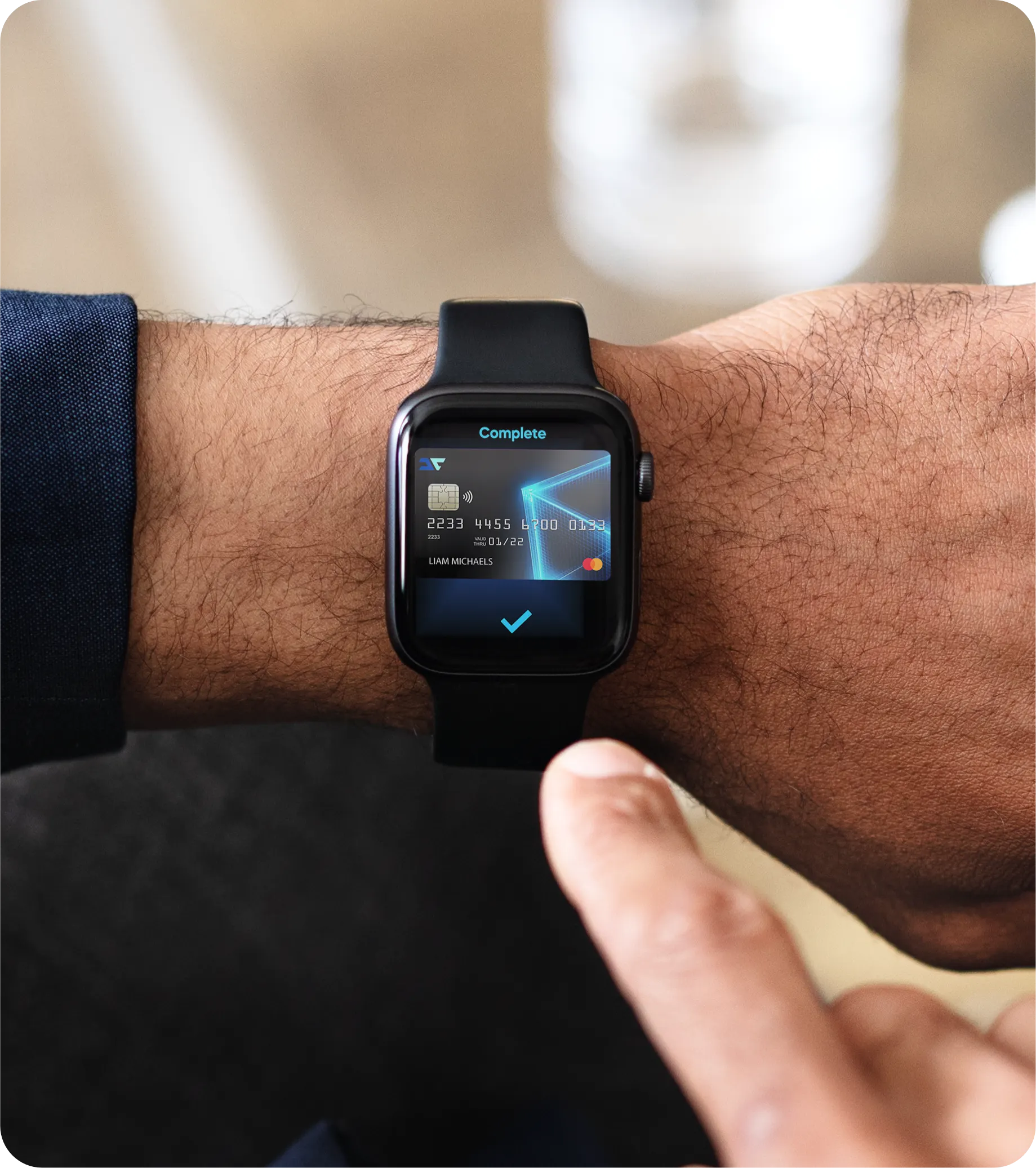 D&V Card on Smartwatch